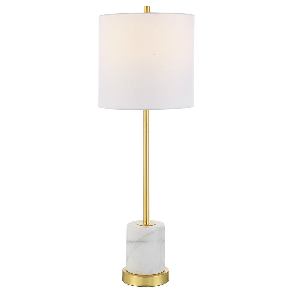 Turret - 1 Light Buffet Lamp-29.5 Inches Tall and 10 Inches Wide