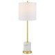 Turret - 1 Light Buffet Lamp-29.5 Inches Tall and 10 Inches Wide