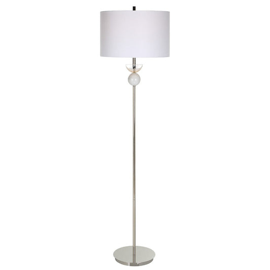 Uttermost Exposition Nickel Floor Lamp By Casagear Home