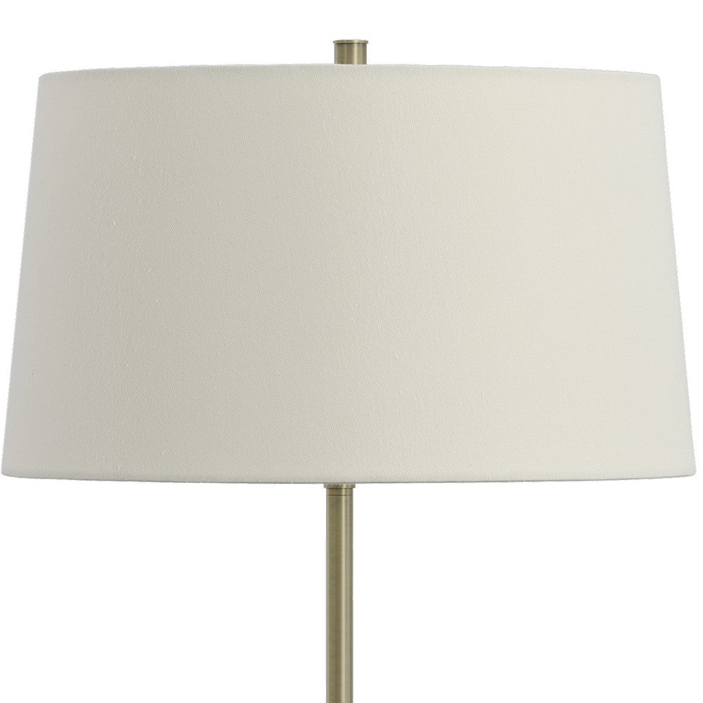 Uttermost Captiva Brass Floor Lamp By Casagear Home UT-30199-1