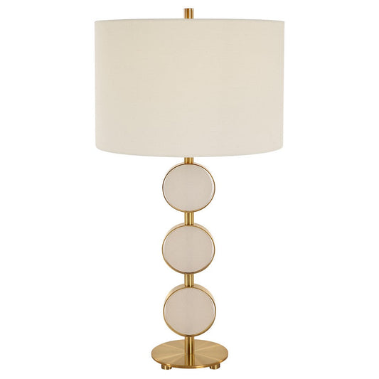 Uttermost Three Rings - 1 Light Table Lamp in Contemporary Style-28.5 Inches Tall and 14.5 Inches Wide
