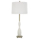 Uttermost Annora Glossy White Table Lamp By Casagear Home UT-30235