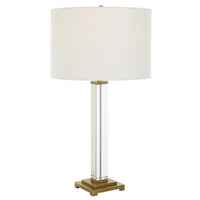 White & Antique brass