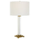 Uttermost Crystal Column - 1 Light Table Lamp-28 Inches Tall and 15 Inches Wide