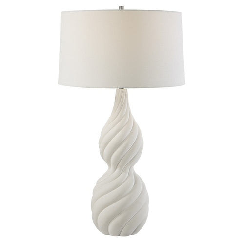 Uttermost Twisted Swirl - 1 Light Table Lamp-32 Inches Tall and 18 Inches Wide
