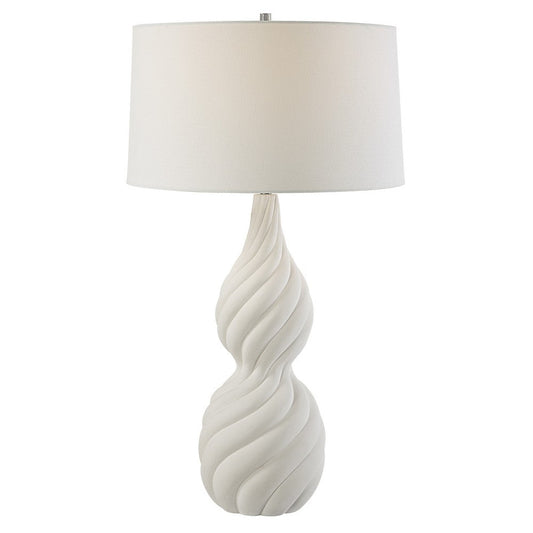 Uttermost Twisted Swirl - 1 Light Table Lamp-32 Inches Tall and 18 Inches Wide