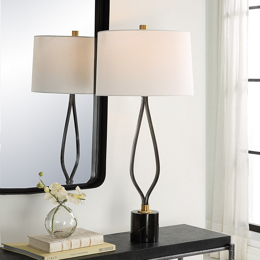 Uttermost Separate Paths Iron Table Lamp By Casagear Home UT-30245