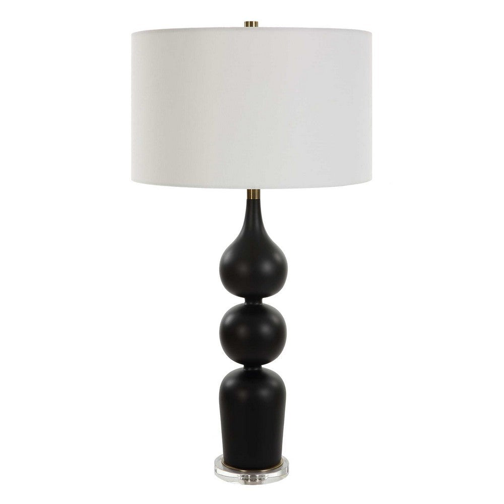 Uttermost Caviar Black Table Lamp UT-30260