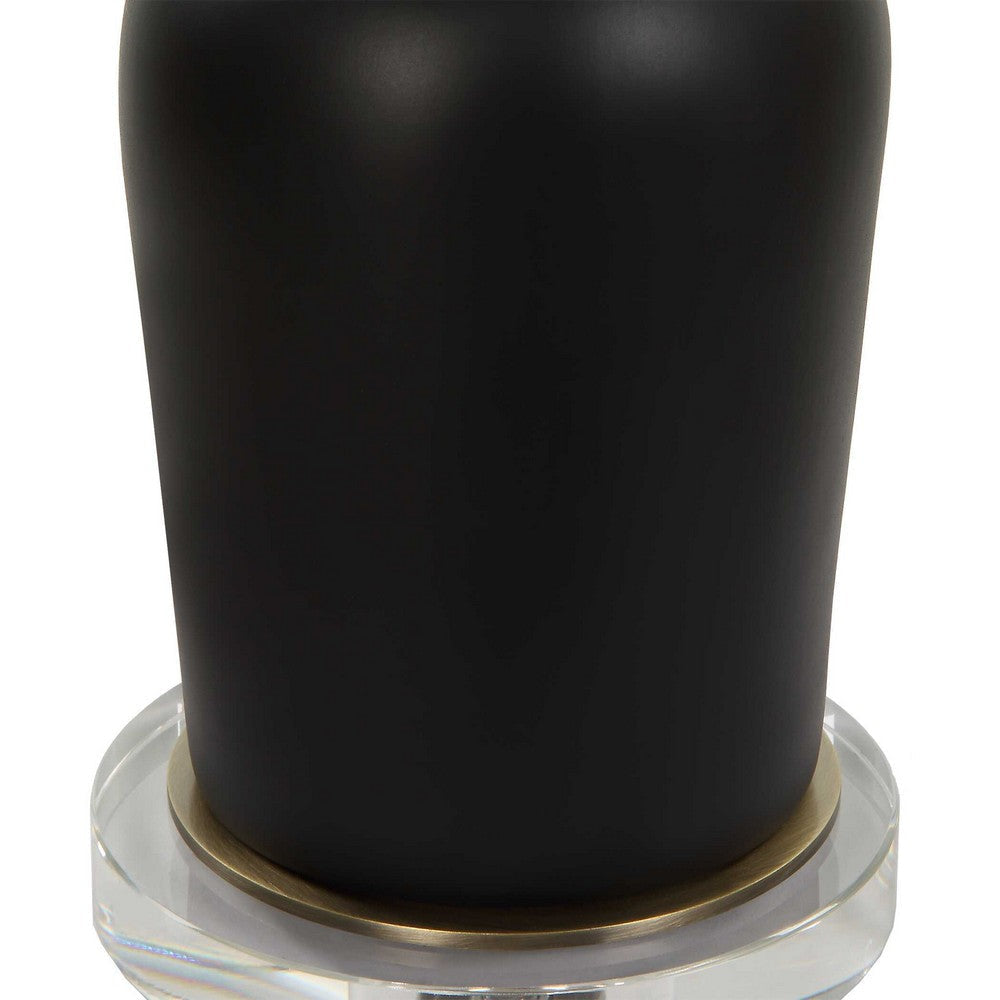 Uttermost Caviar Black Table Lamp