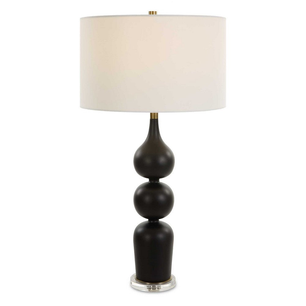 Uttermost Caviar Black Table Lamp UT-30260