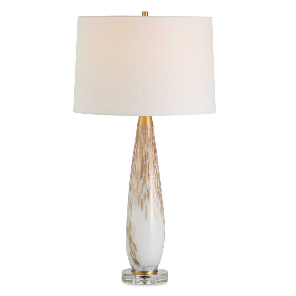 Uttermost Lyra White & Gold Table Lamp UT-30262