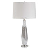 Uttermost Quinn White & Silver Table Lamp UT-30263