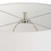 Uttermost Quinn White & Silver Table Lamp UT-30263