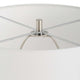 Uttermost Quinn White & Silver Table Lamp UT-30263