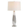 Uttermost Quinn White & Silver Table Lamp UT-30263