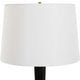 Uttermost Brielle Polished Black Table Lamp UT-30286