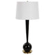 Uttermost Brielle Polished Black Table Lamp
