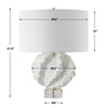 Uttermost Saylor White Table Lamp UT-30292