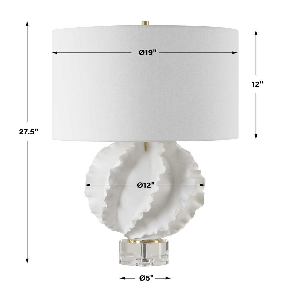 Uttermost Saylor White Table Lamp UT-30292