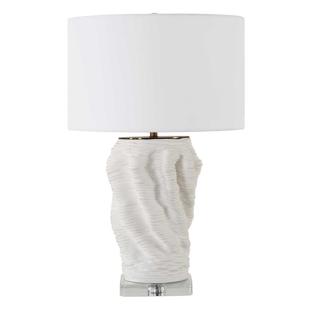Uttermost Stratified White Table Lamp UT-30296-1