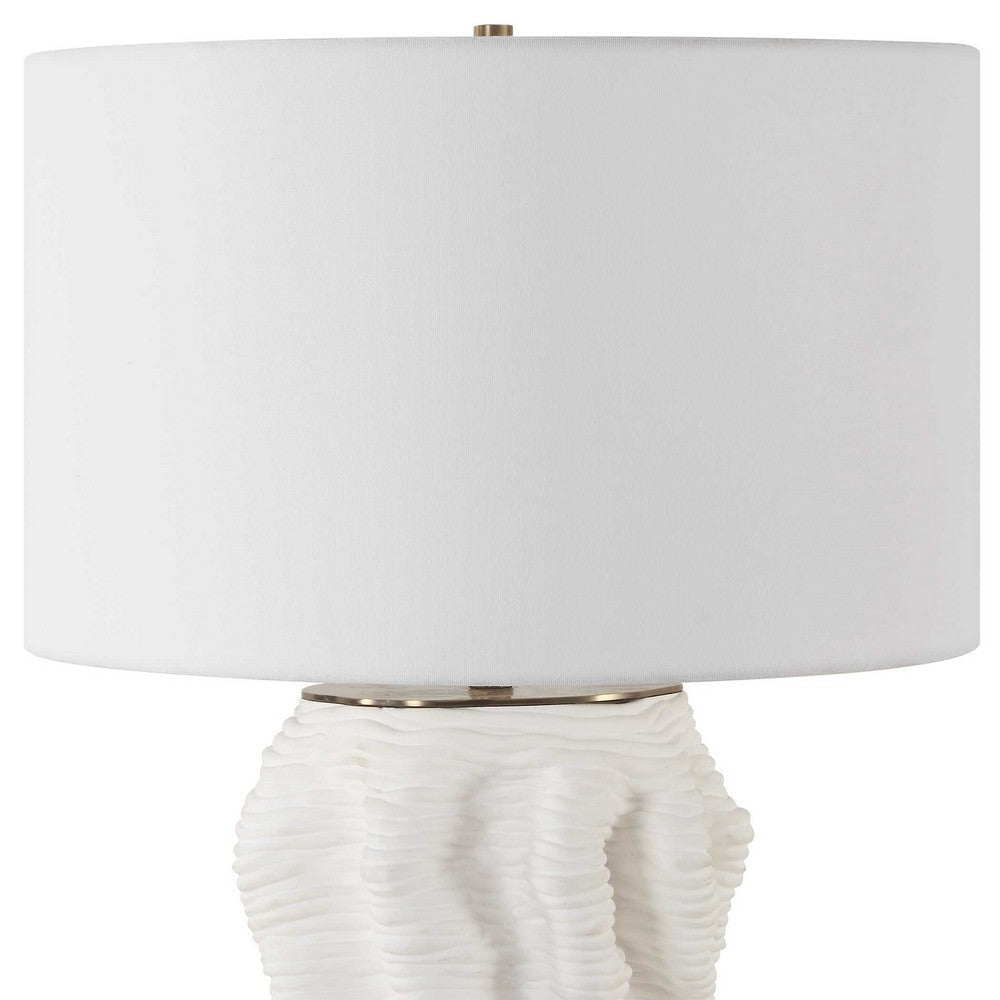 Uttermost Stratified White Table Lamp UT-30296-1