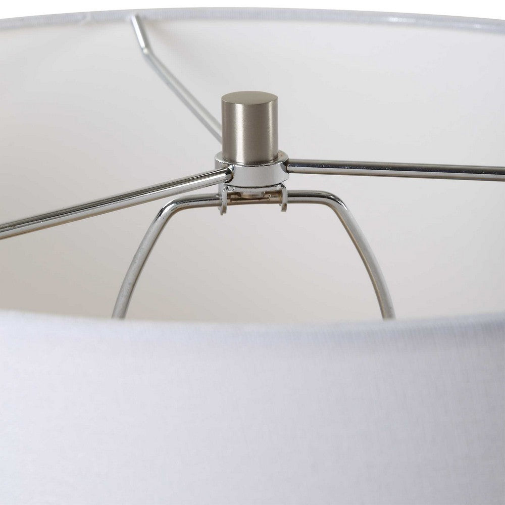 Uttermost Clear Sky Blue Glass Table Lamp UT-30297-1
