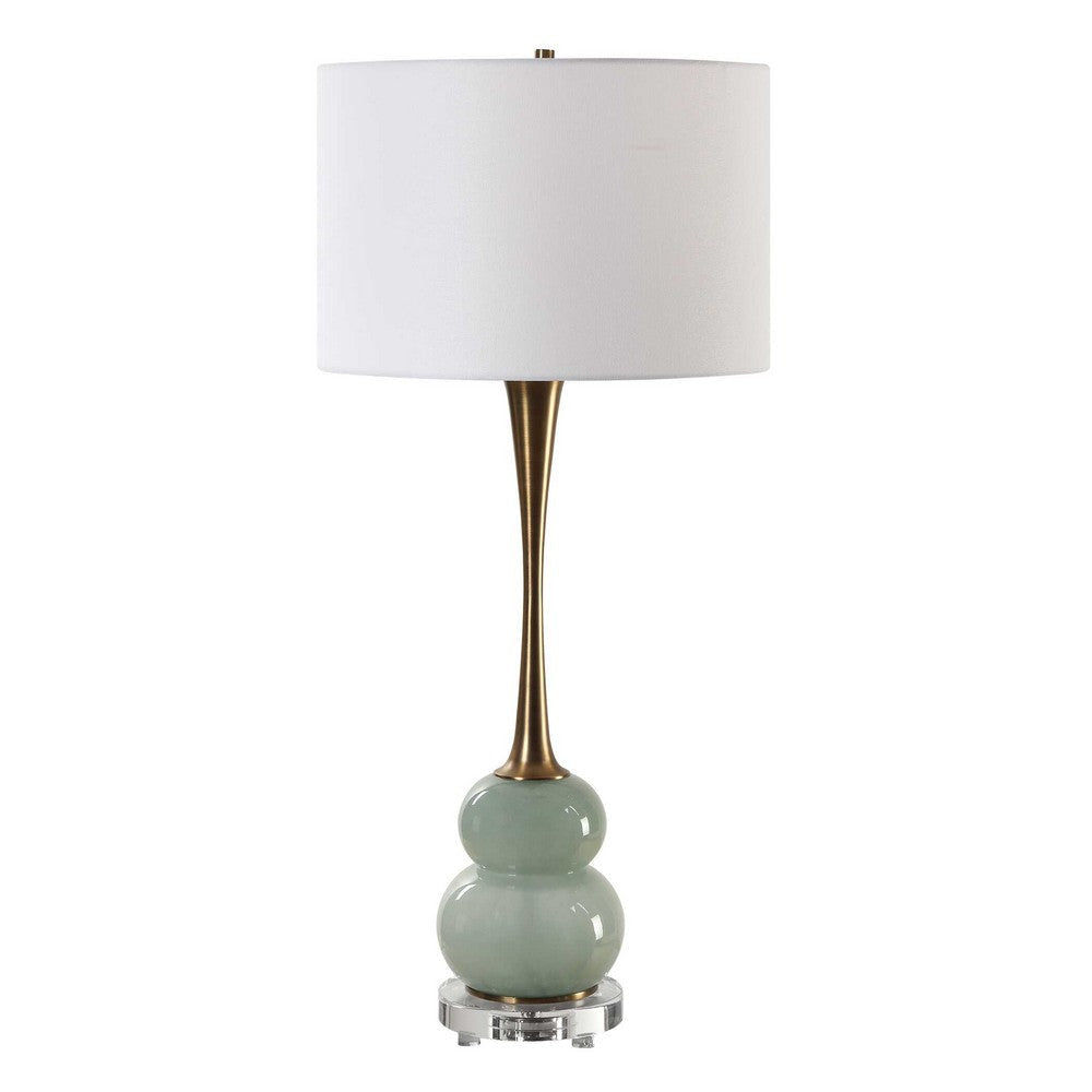 Uttermost Sanctuary Green Gray Table Lamp UT-30298-1