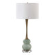 Uttermost Sanctuary Green Gray Table Lamp UT-30298-1