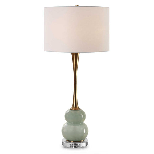 Uttermost Sanctuary Green Gray Table Lamp