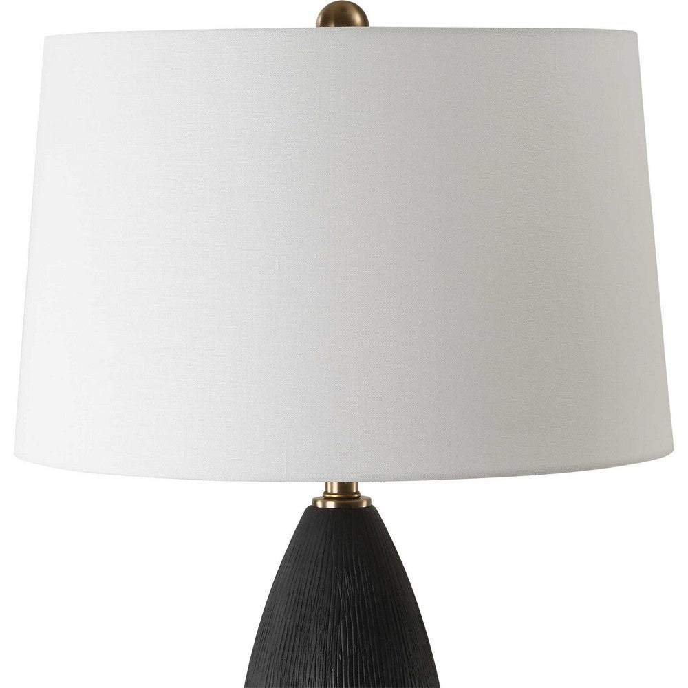 Uttermost Jett Black Table Lamp UT-30299
