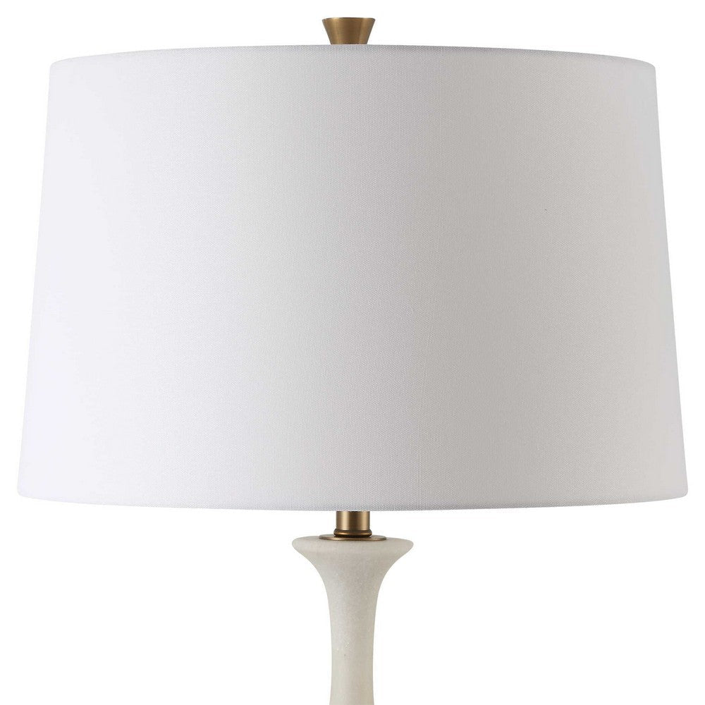 Uttermost Colette White Stone Floor Lamp UT-30344-1