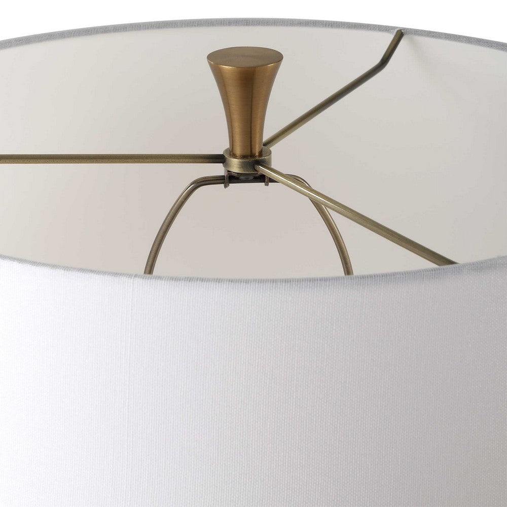 Uttermost Colette White Stone Floor Lamp UT-30344-1