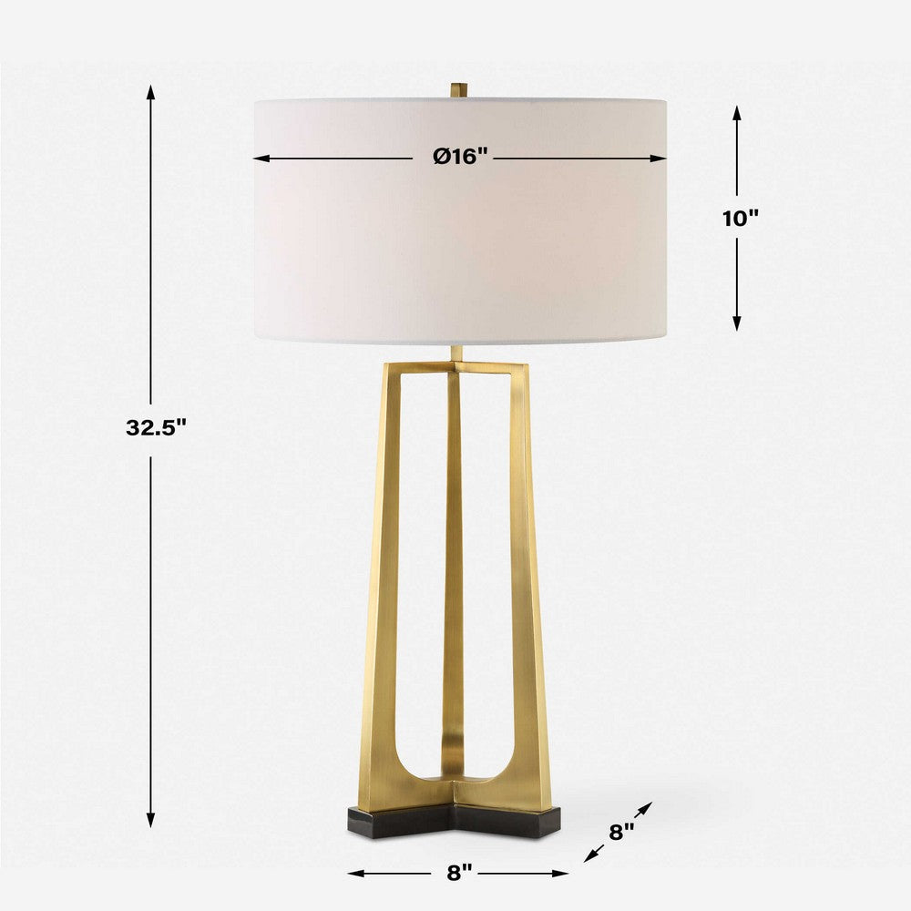 Uttermost Crossroads Brass Table Lamp UT-30345