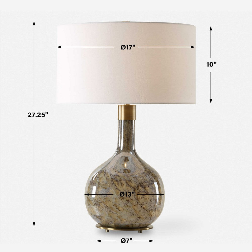 Uttermost Rhine Brown Glass Table Lamp UT-30349-1