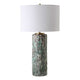 Uttermost Meltdown Ivory Teal Table Lamp UT-30350