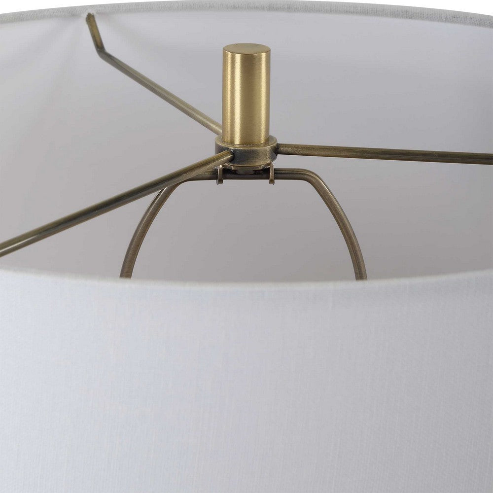 Uttermost Meltdown Ivory Teal Table Lamp UT-30350