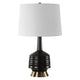 Uttermost Foster Black Glaze Table Lamp UT-30353-1