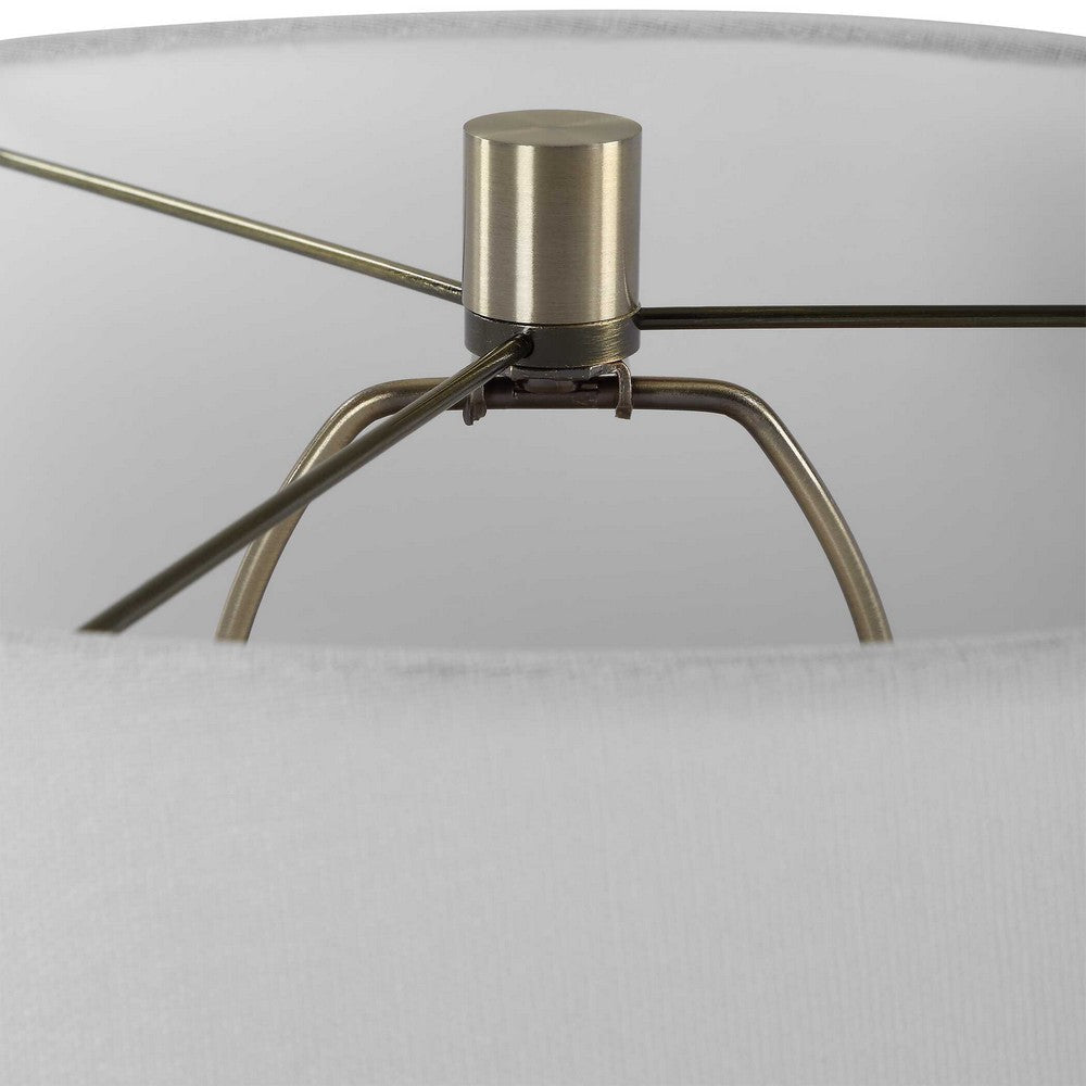 Uttermost Foster Black Glaze Table Lamp UT-30353-1