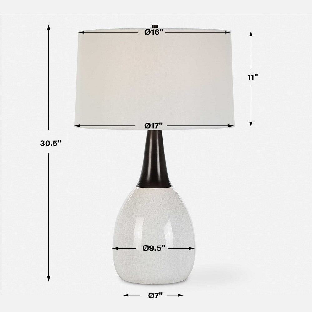 Uttermost Fralin White Table Lamp UT-30355