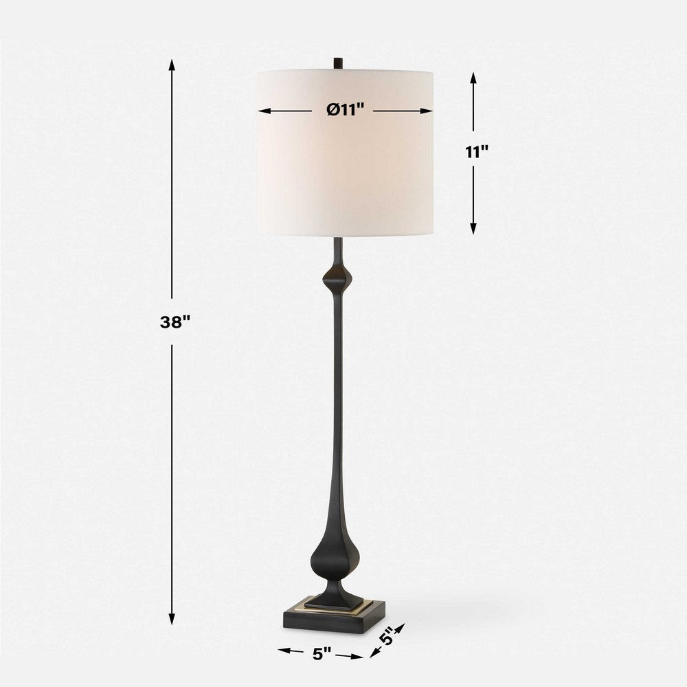 Uttermost Hightower Black Buffet Lamp UT-30356