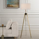 Uttermost 30357 Anchorage - 1 Light Tri-pod Floor Lamp-63.5 Inches Tall and 19 Inches Wide