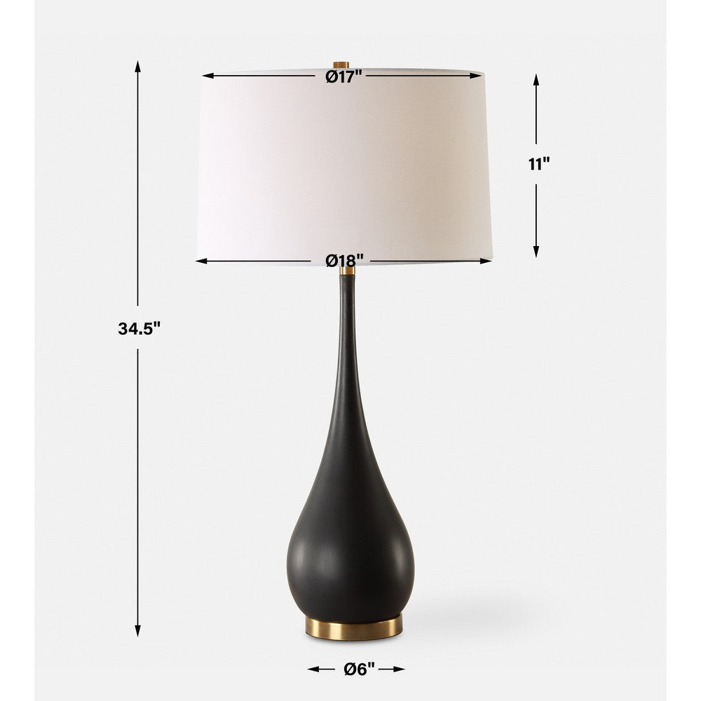 Uttermost 30360 Nocturnal - 1 Light Table Lamp-34.5 Inches Tall and 18 Inches Wide UT-30360