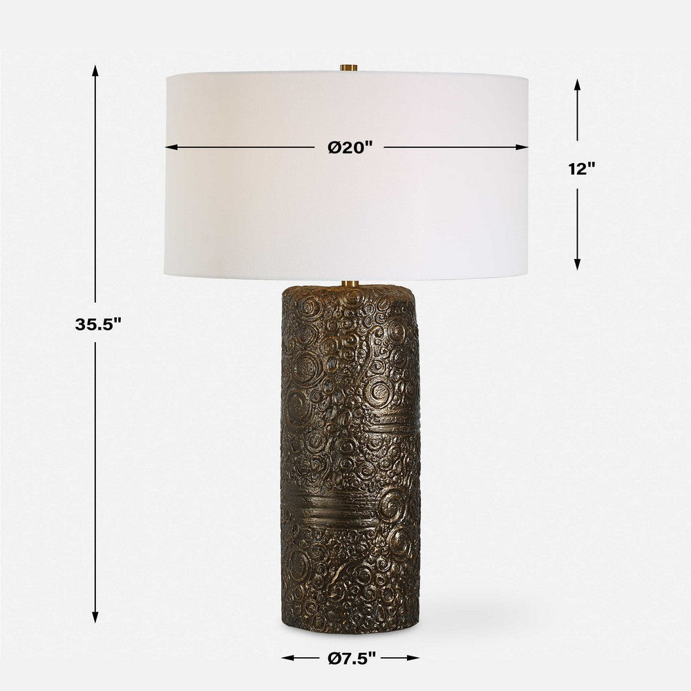 Uttermost Malaga Brass Table Lamp UT-30361