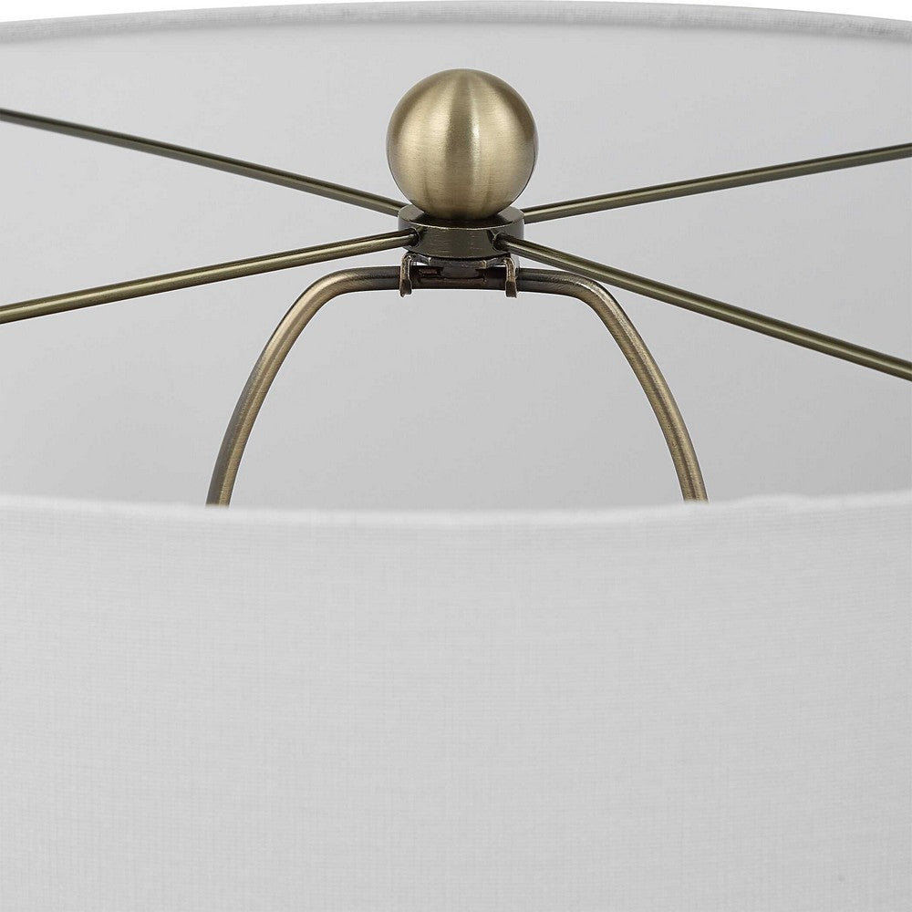 Uttermost Graphite Ribbed Table Lamp UT-30367-1