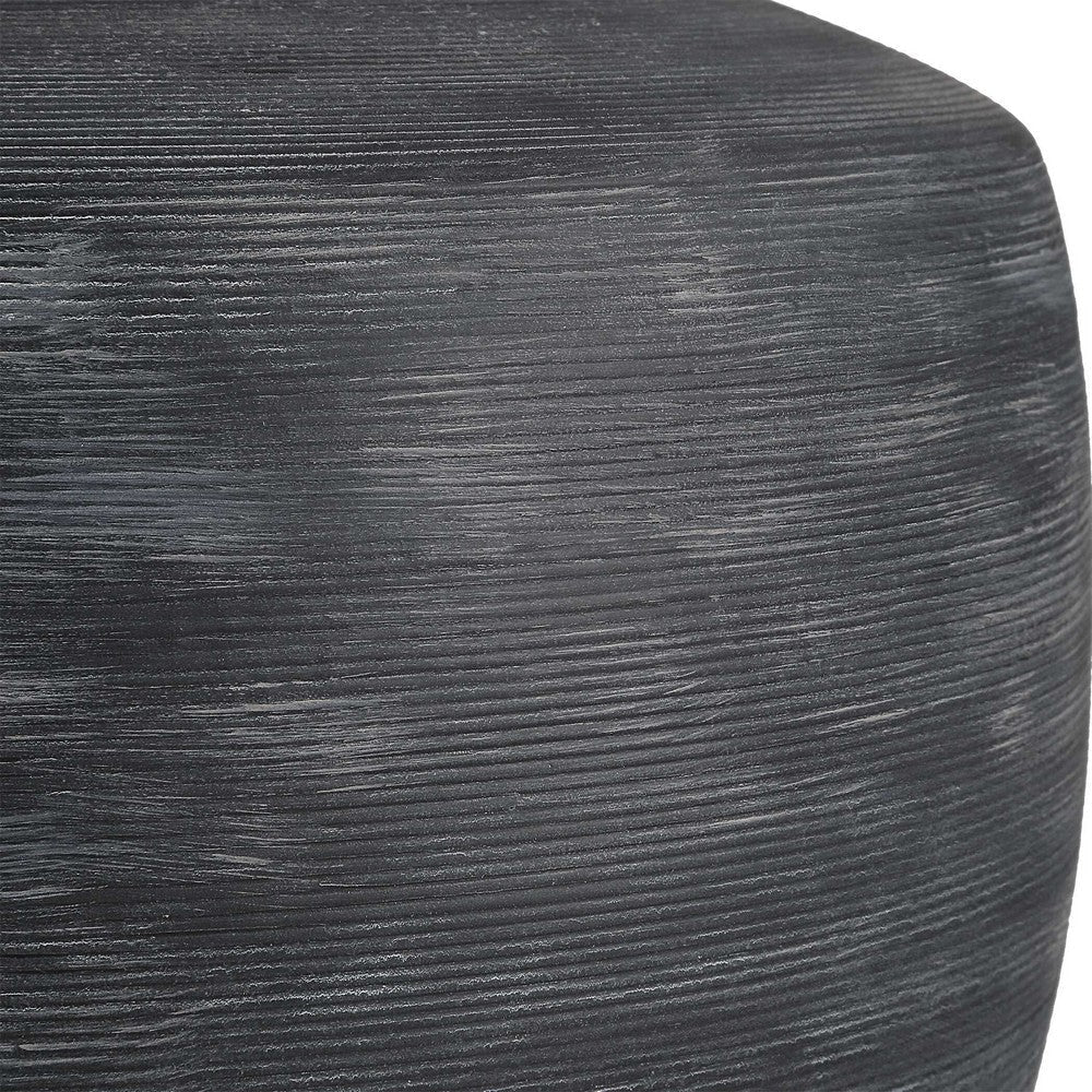 Uttermost Graphite Ribbed Table Lamp UT-30367-1