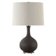 Uttermost Rimini Black Glaze Table Lamp UT-30373