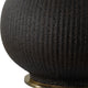 Uttermost Rimini Black Glaze Table Lamp