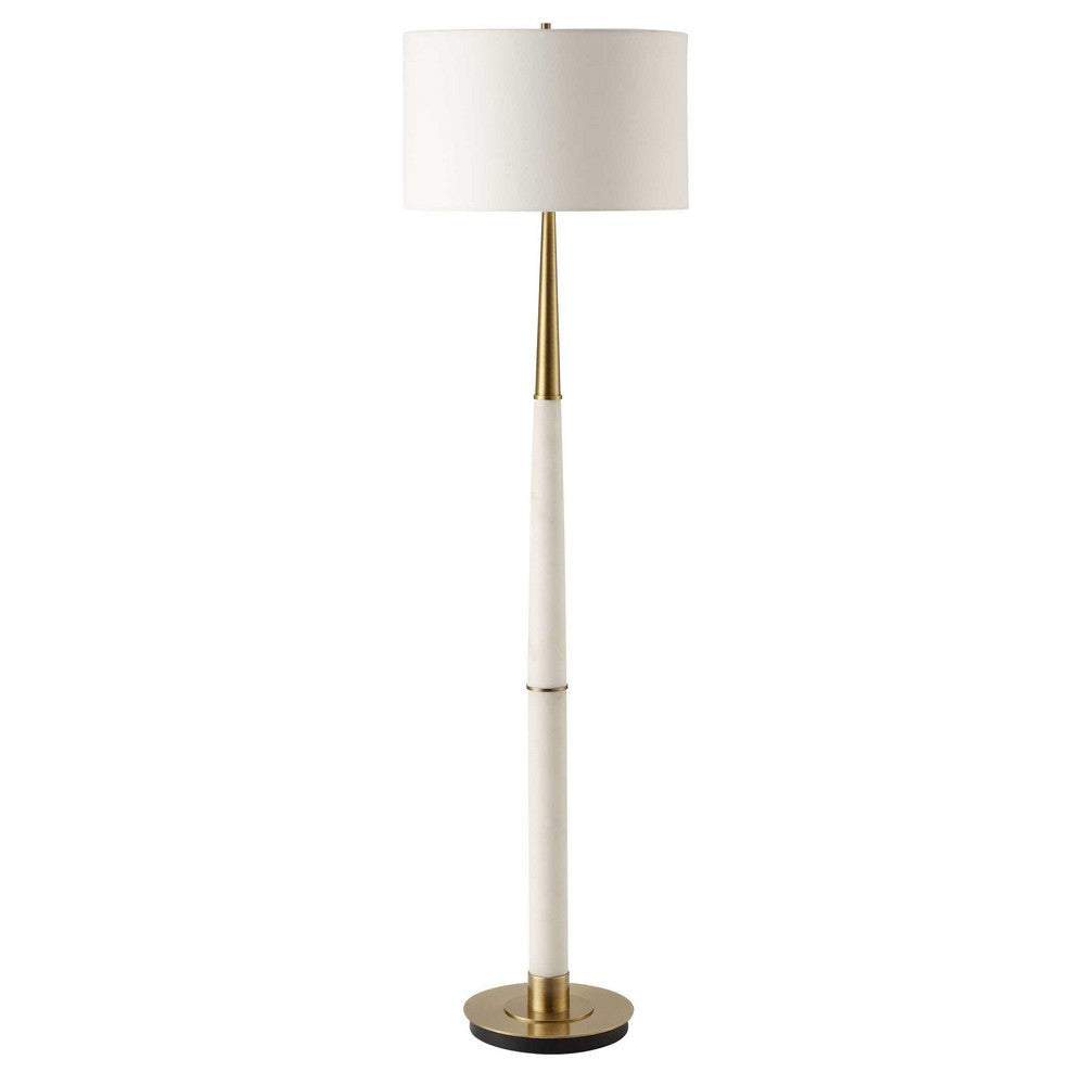 Uttermost Faro White Marble Floor Lamp UT-30374