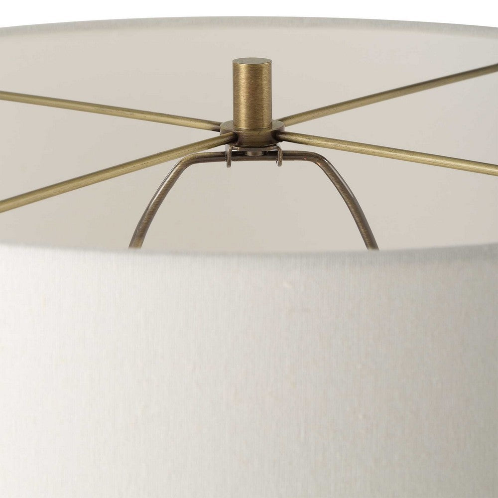 Uttermost Faro White Marble Floor Lamp UT-30374
