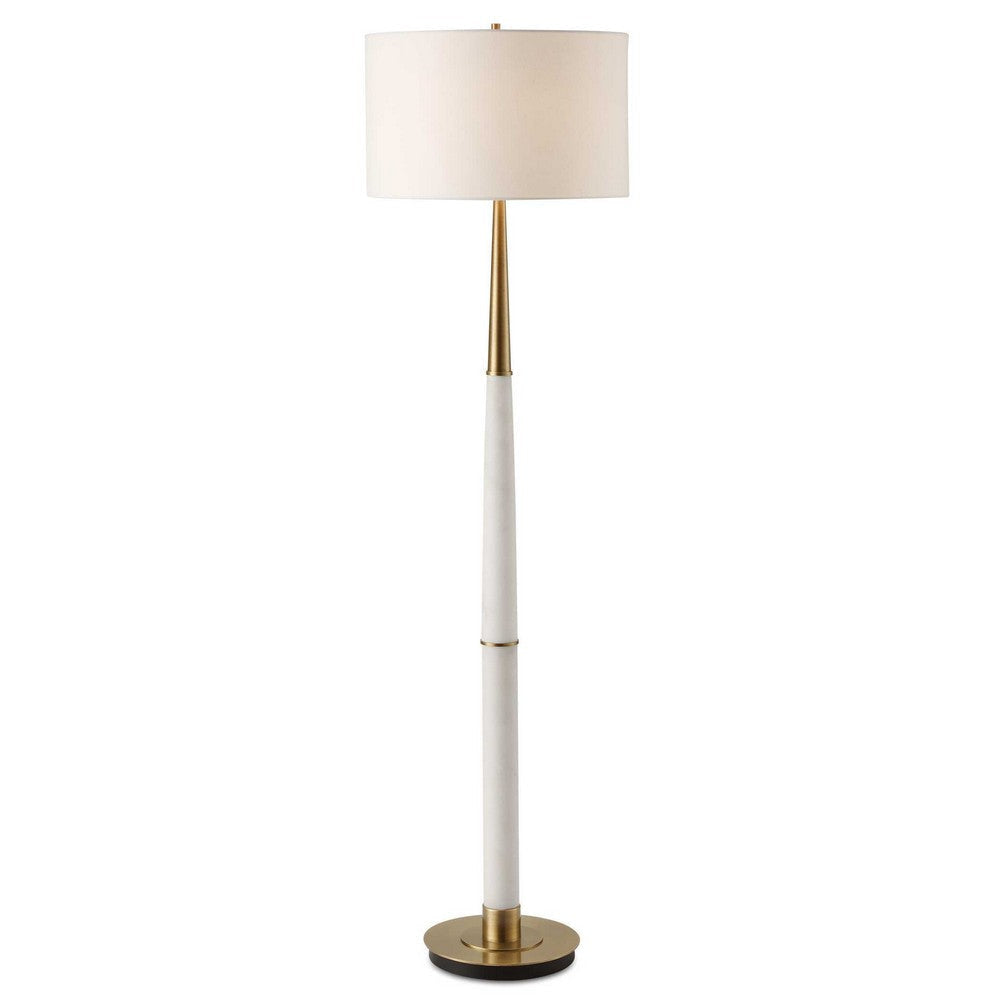 Uttermost Faro White Marble Floor Lamp UT-30374